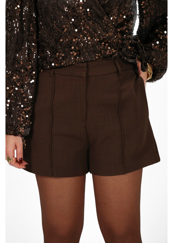 21Jewelz Short met bies - bruin