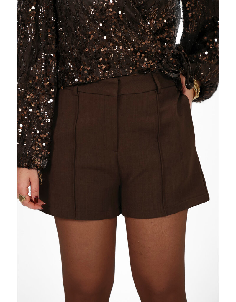 21Jewelz Short met bies - bruin