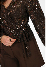 21Jewelz Short met bies - bruin