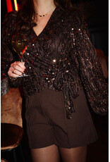 21Jewelz Short met bies - bruin