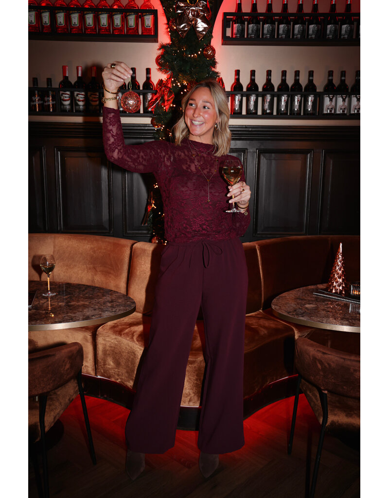 21Jewelz Effen casual jogger - bordeaux