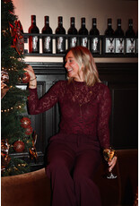 21Jewelz Effen casual jogger - bordeaux