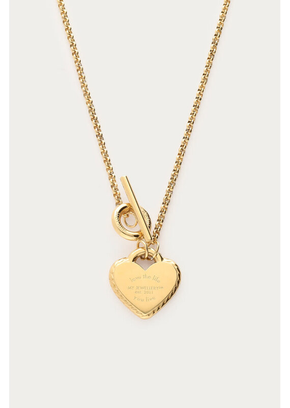 My Jewellery Candy ketting met hartje - goud
