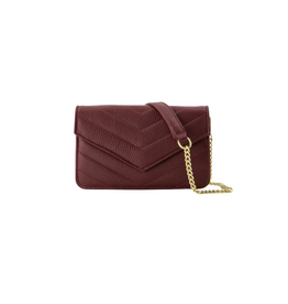 21Jewelz Tasje met gestikt patroon - bordeaux