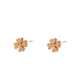 Go Dutch Label D&E - Little clover studs - goud