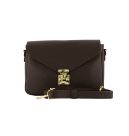 21Jewelz Effen tas met gouden sluiting - bruin