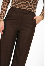 21Jewelz Effen blazer met dubbele knopen - choco bruin