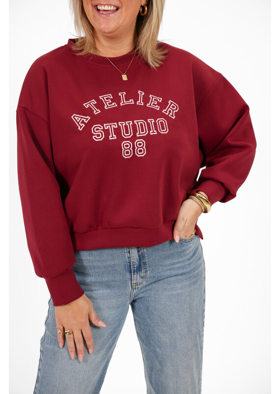 21Jewelz Sweater atelier - bordeaux