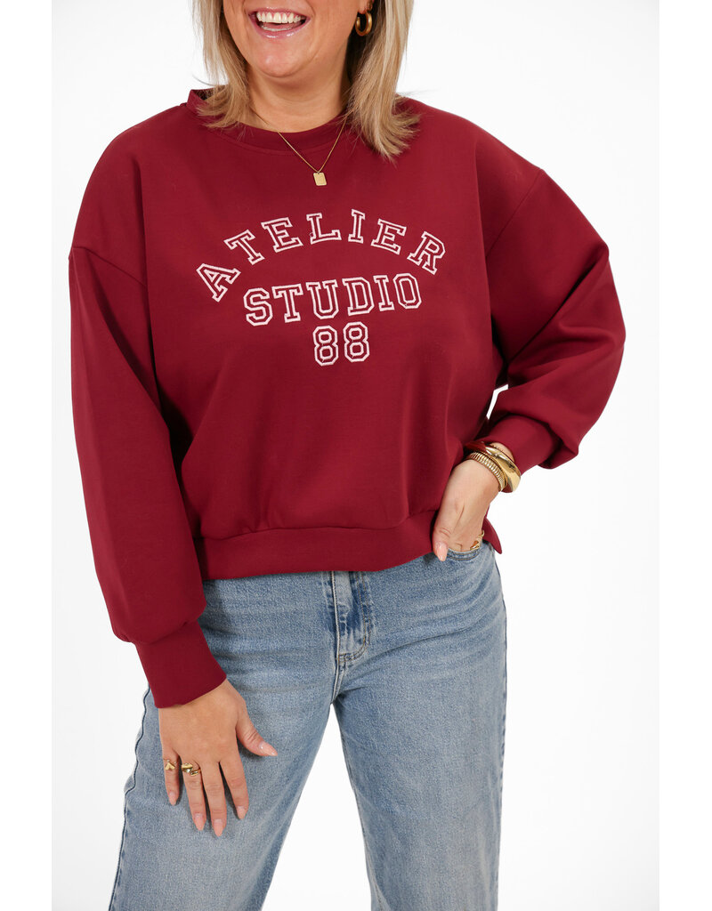21Jewelz Sweater atelier - bordeaux