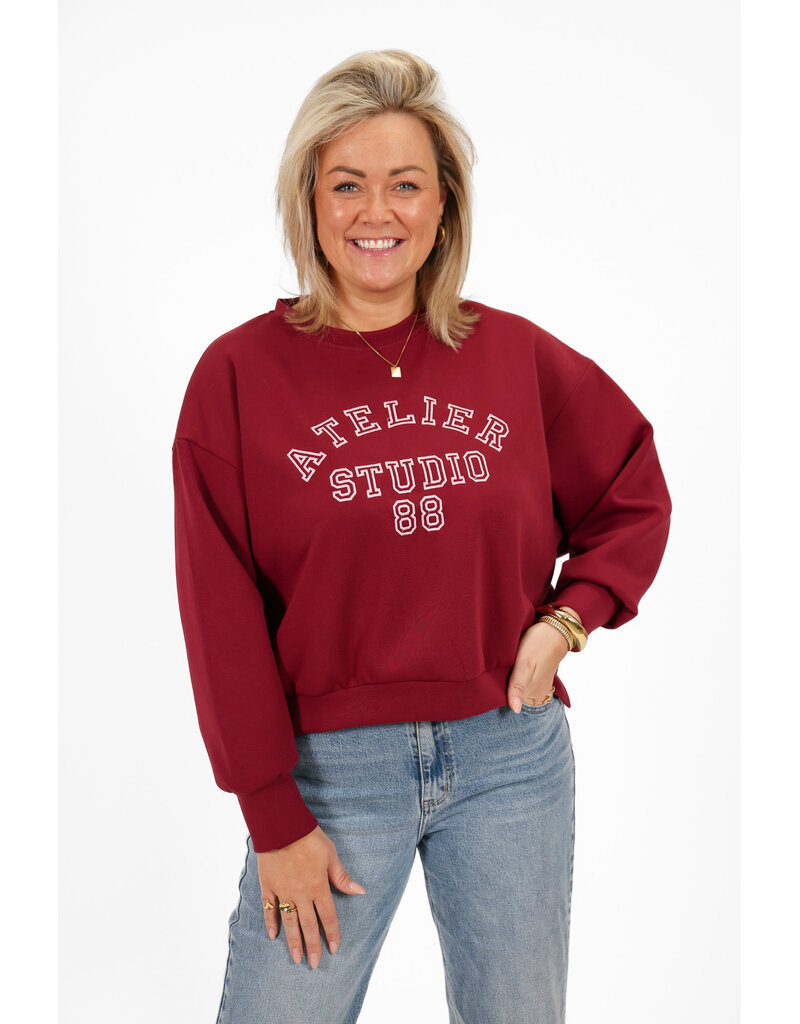 21Jewelz Sweater atelier - bordeaux