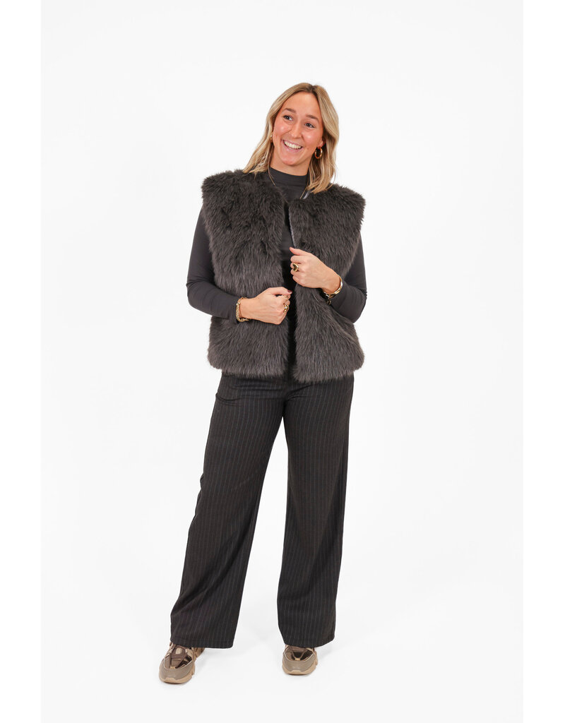 21Jewelz - The Label 21Jewelz | Fluffy Gilet - grijs