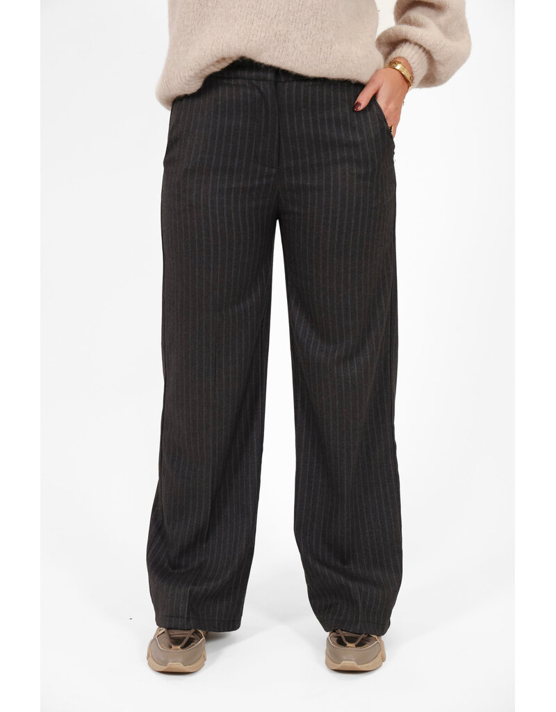 21Jewelz Pantalon met krijtstreep - donkergrijs