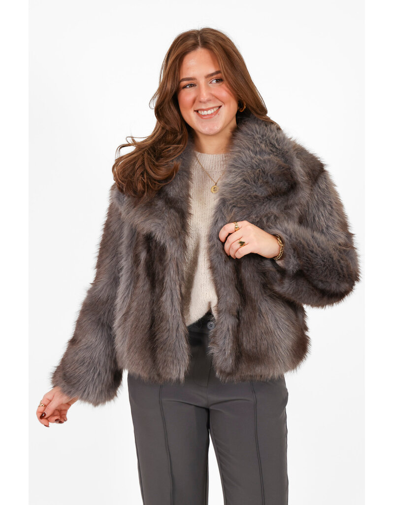 21Jewelz Cozy jas - grijs