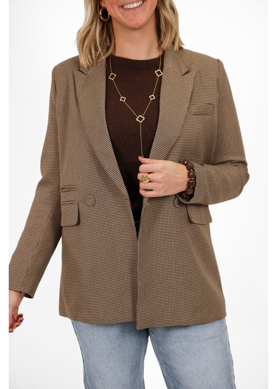 21Jewelz Blazer met geruite print