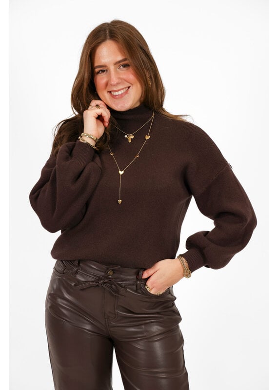 21Jewelz Perfect sweater - choco bruin