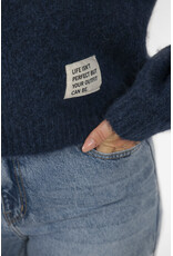 21Jewelz Gebreide trui met embleem - donkerblauw