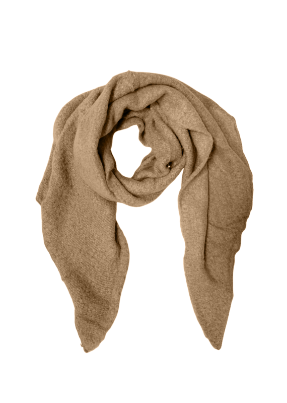 21Jewelz Effen zachte sjaal - camel
