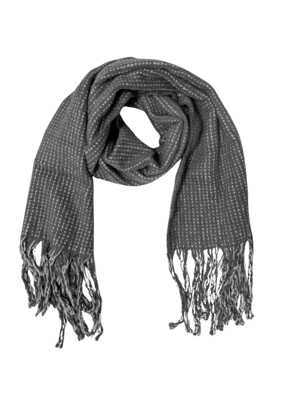 21Jewelz Zachte sjaal grijs met beige