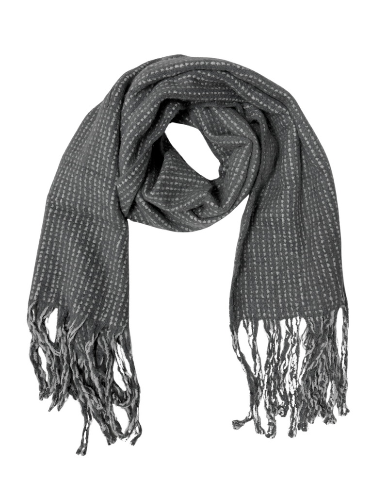 21Jewelz Zachte sjaal grijs met beige