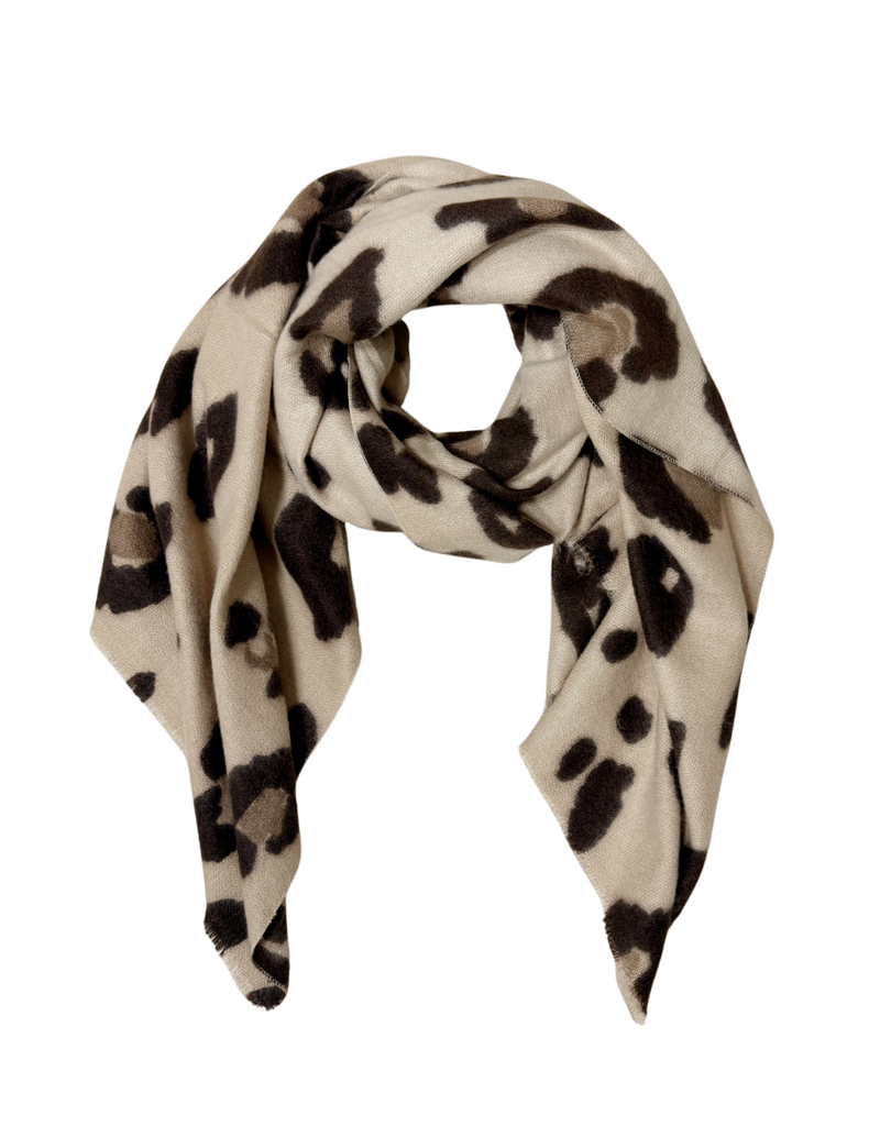 21Jewelz Sjaal met panterprint - beige/bruin