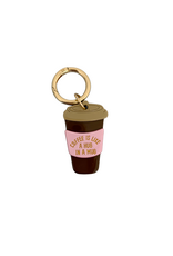 21Jewelz Sleutelhanger coffee - bruin