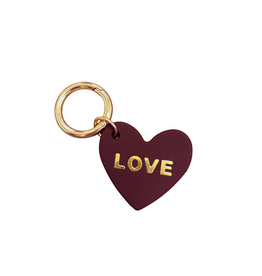21Jewelz Sleutelhanger love - bordeaux