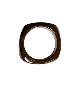 21Jewelz Organische statement bangle - bruin