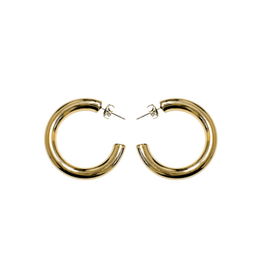 21Jewelz Middelgrote chunky oorringen - goud