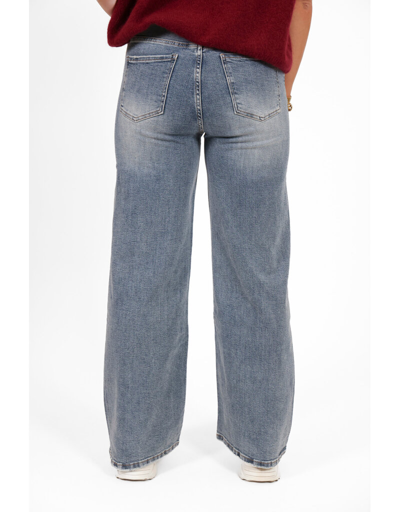 21Jewelz Basic stretch  jeans - blauw