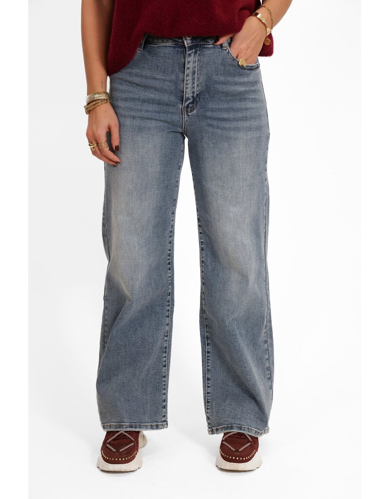 21Jewelz Basic stretch  jeans - blauw