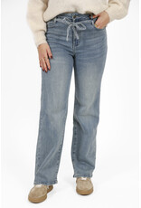 21Jewelz Wide leg jeans met ceintuur - blauw