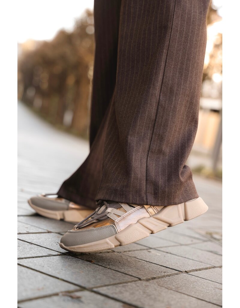 21Jewelz Pantalon met krijtstreep - bruin