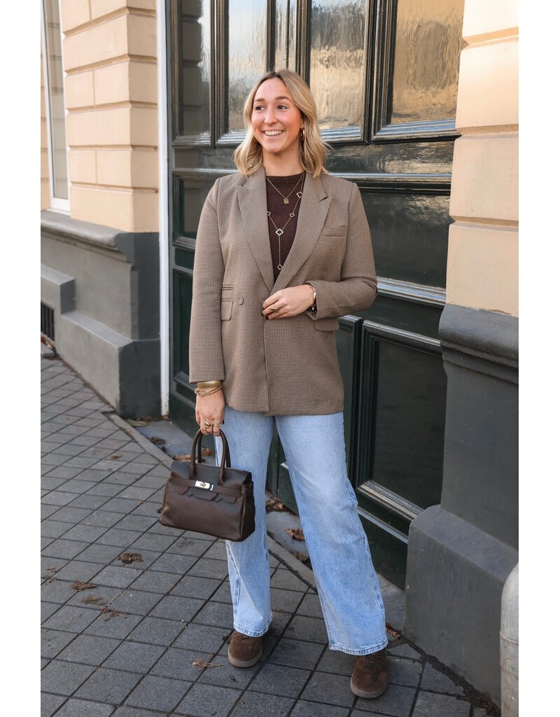 21Jewelz Blazer met geruite print