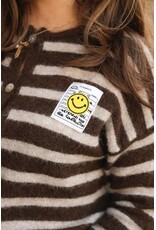 21Jewelz Gestreept vestje met embleem - bruin/beige