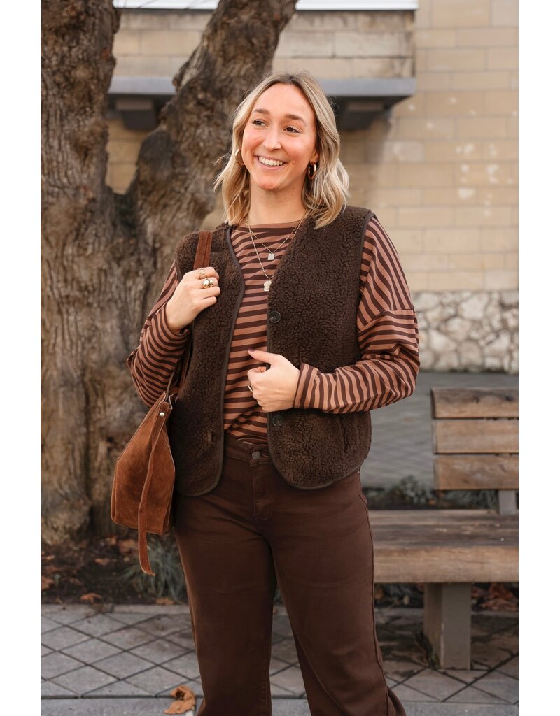 21Jewelz Gestreepte trui - bruin / lichtbruin