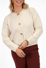 21Jewelz Trui met verschillende gouden knopen - ecru