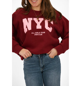 21Jewelz Sweater NYC - bordeaux
