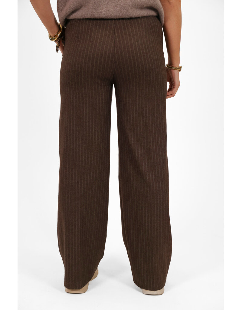 21Jewelz Pantalon met krijtstreep - bruin
