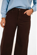 21Jewelz Basic stretch wide leg jeans - donkerbruin