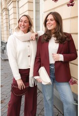 21Jewelz Trui met verschillende gouden knopen - ecru