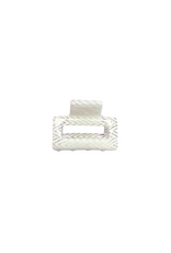 21Jewelz Mini haarklem zigzag print - ecru