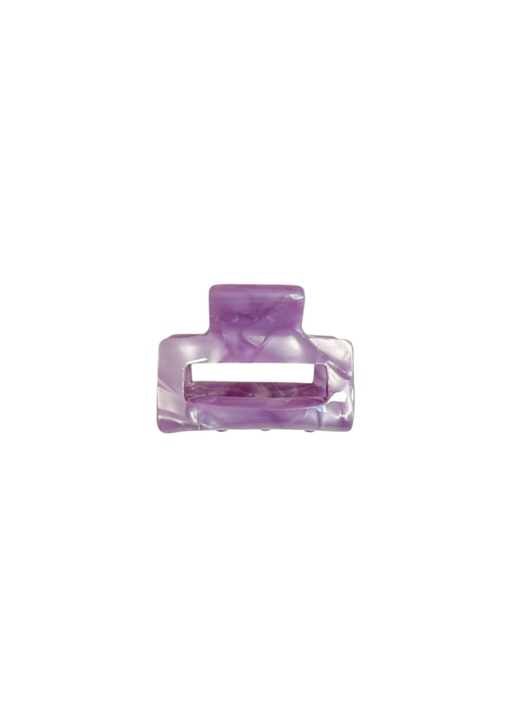 21Jewelz Mini haarklem - lila marmer