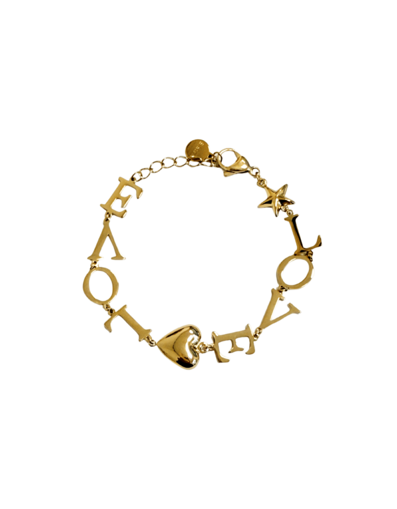 21Jewelz Love armband - goud
