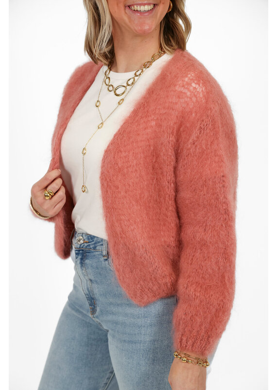 21Jewelz Wollig vest - oudroze