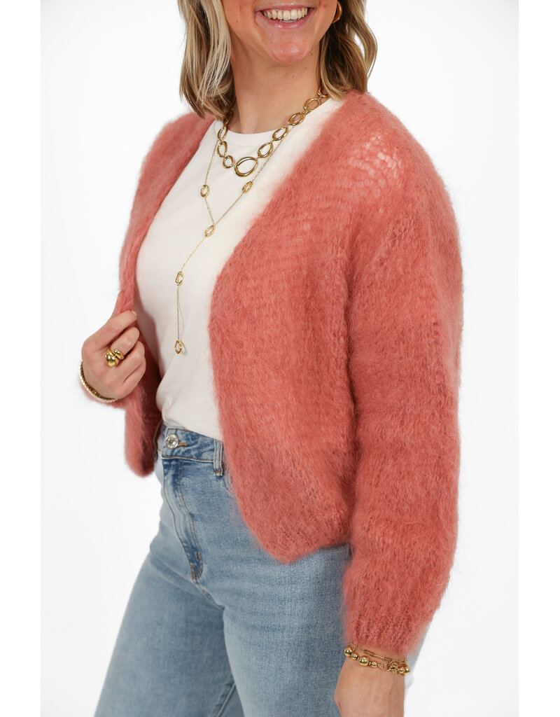 21Jewelz Wollig vest - oudroze