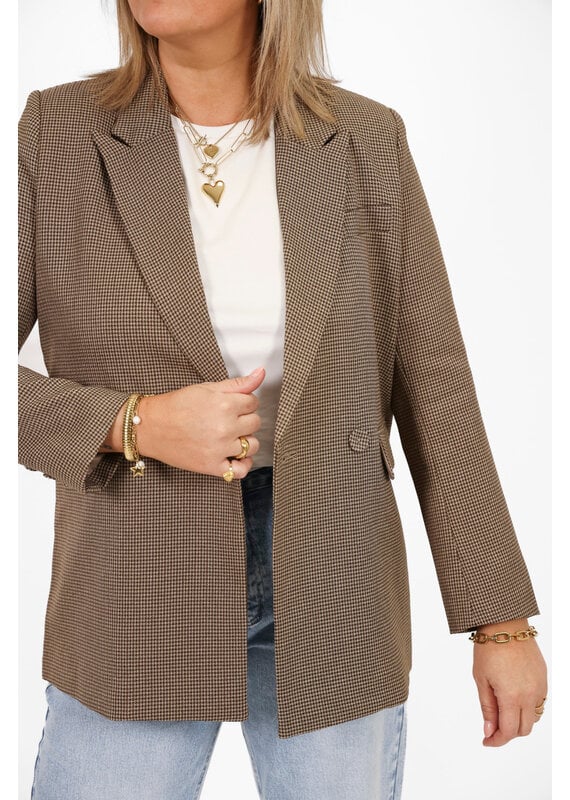 21Jewelz Blazer met geruite print