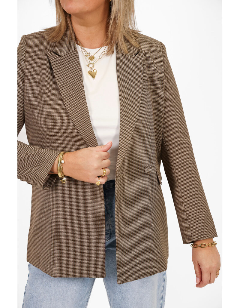 21Jewelz Blazer met geruite print