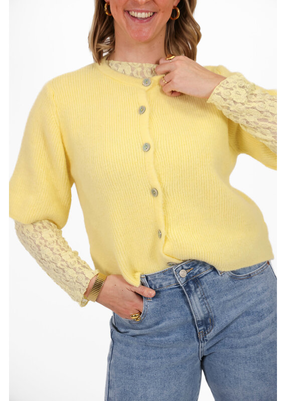 21Jewelz Vest met korte mouwen - geel