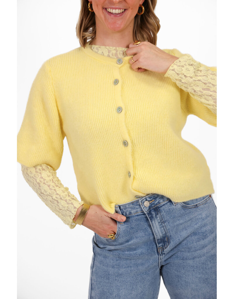 21Jewelz Vest met korte mouwen - geel