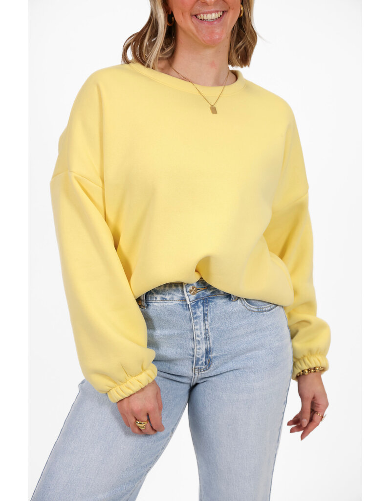 21Jewelz Casual sweater amour - geel